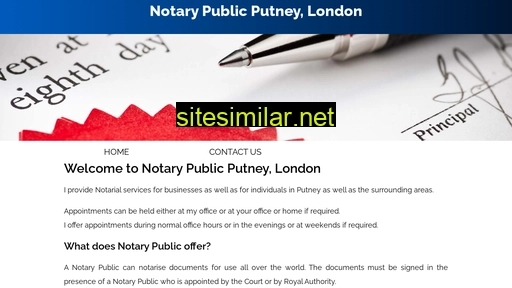 Notarypublicputney similar sites