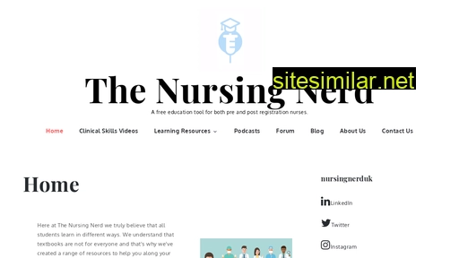nursingnerd.co.uk alternative sites