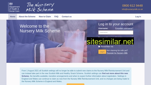 nurserymilk.co.uk alternative sites