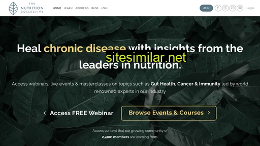 Nutritioncollective similar sites