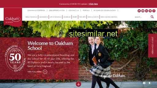 oakham.rutland.sch.uk alternative sites