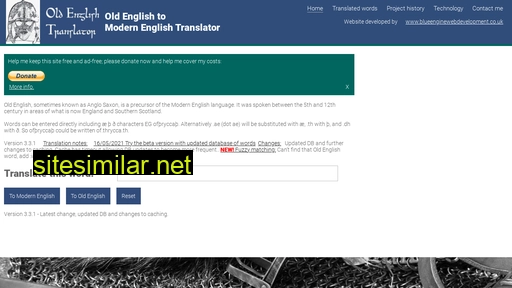 oldenglishtranslator.co.uk alternative sites