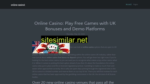 Online-casino1 similar sites
