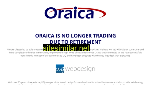 oraica.co.uk alternative sites