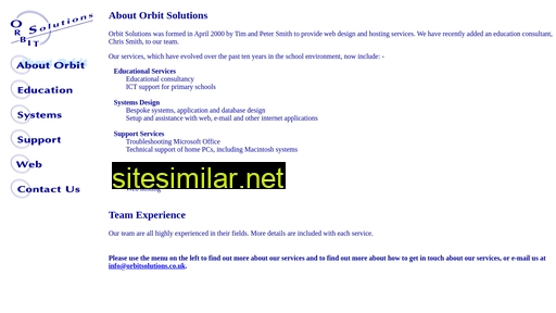 orbitsolutions.co.uk alternative sites