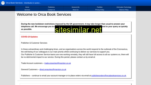 orcabookservices.co.uk alternative sites