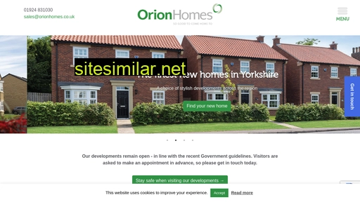 orionhomes.co.uk alternative sites
