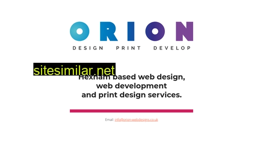 orion-webdesigns.co.uk alternative sites