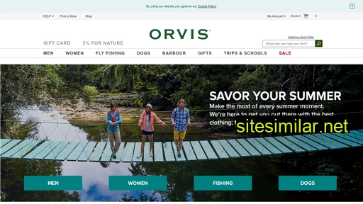 orvis.co.uk alternative sites