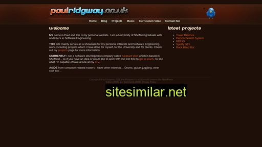 paulridgway.co.uk alternative sites
