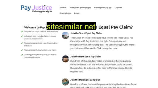 payjustice.co.uk alternative sites