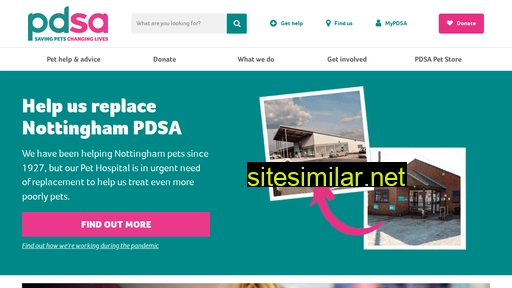 pdsa.org.uk alternative sites