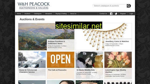 peacockauction.co.uk alternative sites