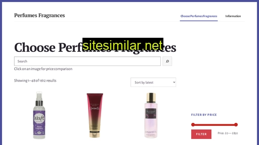 perfumesfragrances.co.uk alternative sites