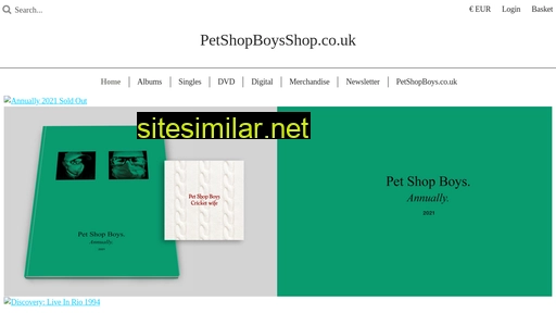 petshopboysshop.co.uk alternative sites
