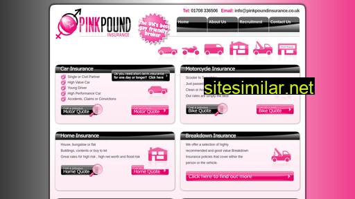 Pinkpoundinsurance similar sites