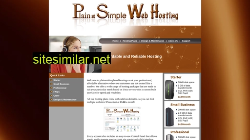 plainandsimplewebhosting.co.uk alternative sites