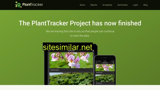 planttracker.org.uk alternative sites