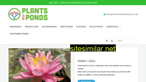 plantsforponds.co.uk alternative sites