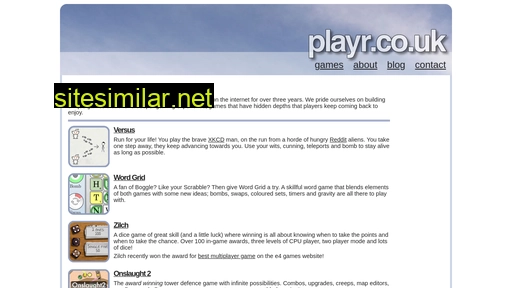 playr.co.uk alternative sites