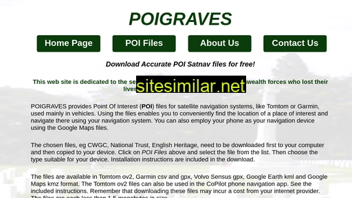 Poigraves similar sites