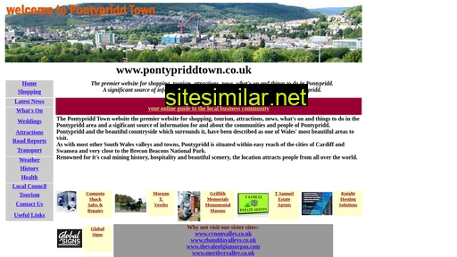 pontypriddtown.co.uk alternative sites