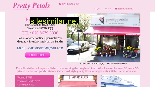 pretty-petals.co.uk alternative sites