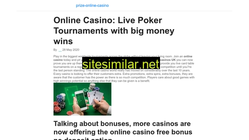 prize-online-casino.co.uk alternative sites
