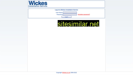 prod.wickesinstallationservice.co.uk alternative sites