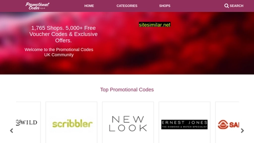 promotionalcodes.org.uk alternative sites