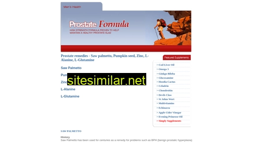 prostateformula.co.uk alternative sites