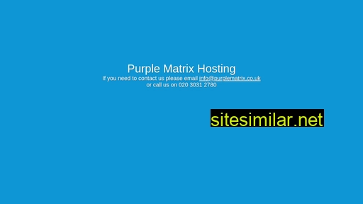 purplematrixhosting.co.uk alternative sites