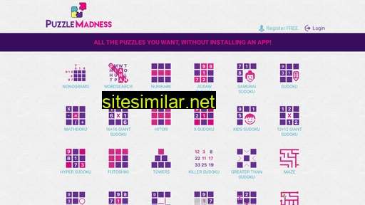 puzzlemadness.co.uk alternative sites