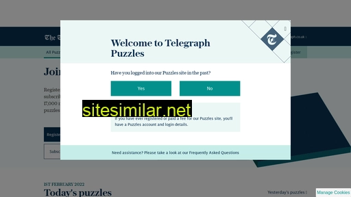 puzzles.telegraph.co.uk alternative sites
