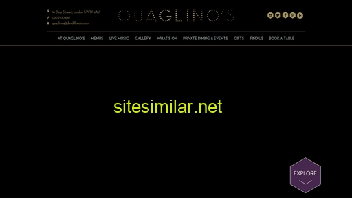 quaglinos-restaurant.co.uk alternative sites