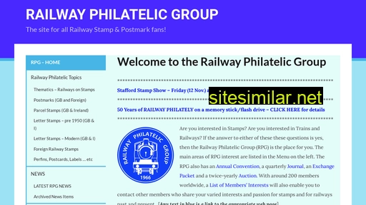 Railwayphilatelicgroup similar sites