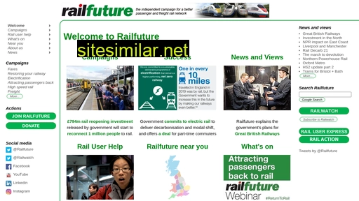 railfuture.org.uk alternative sites