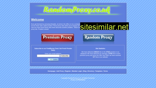 randomproxy.co.uk alternative sites