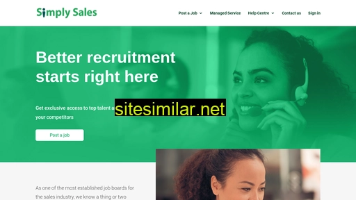 recruiting.simplysalesjobs.co.uk alternative sites