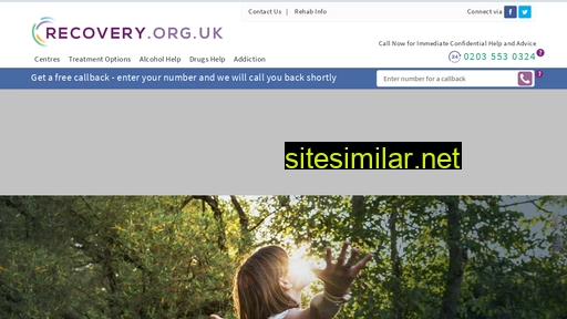 recovery.org.uk alternative sites