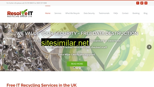 resolverecycling.co.uk alternative sites