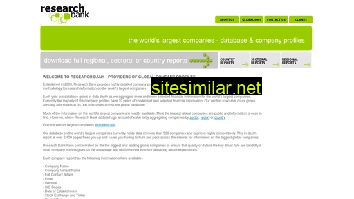 researchbank.co.uk alternative sites