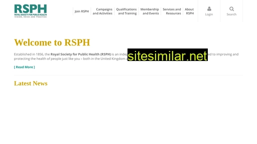 rsph.org.uk alternative sites