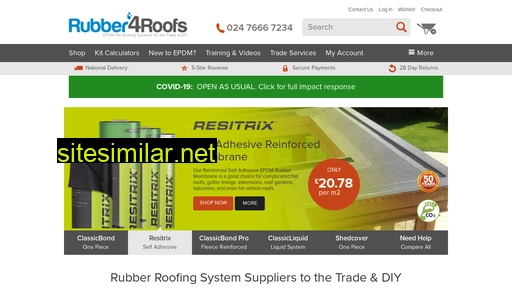 rubber4roofs.co.uk alternative sites