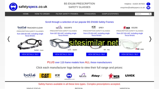Safetyspecs similar sites