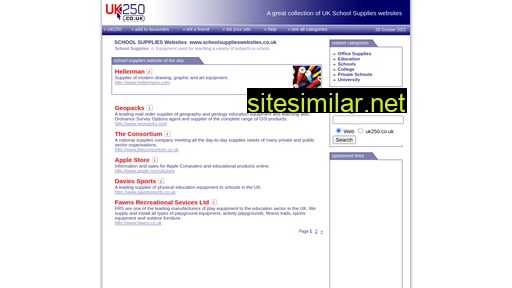 schoolsupplieswebsites.co.uk alternative sites
