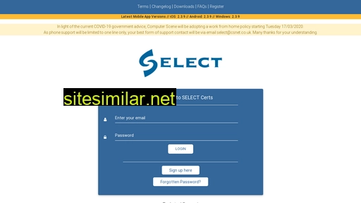 selectcerts.co.uk alternative sites