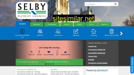 selby.gov.uk alternative sites