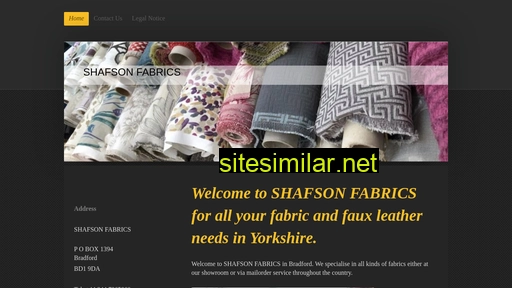 Shafsonfabricstore similar sites