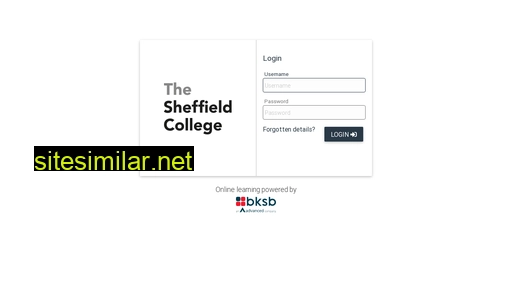 sheffieldcollege.bksblive2.co.uk alternative sites